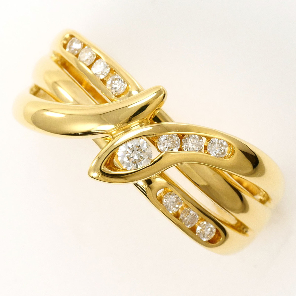 VINTAGE 18k Gold Diamond Ring